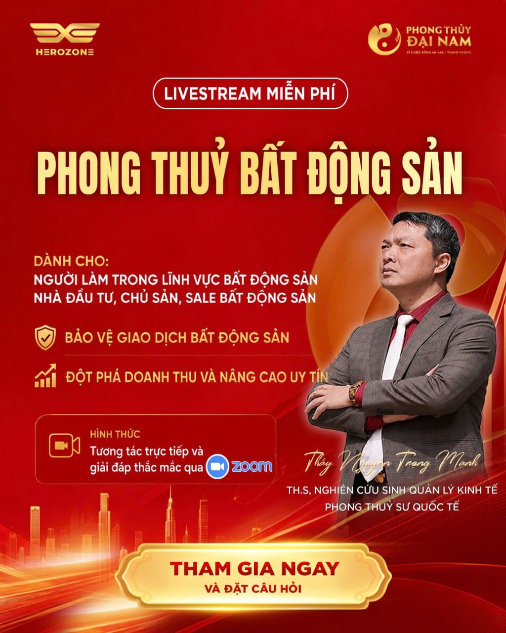 Đăng ký workshop Phong thủy Đại Nam