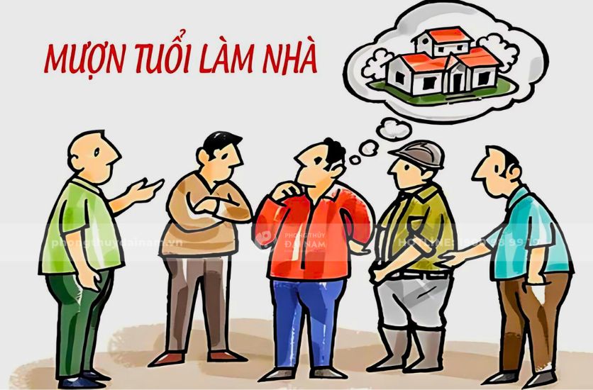 Lưu ý khi mượn tuổi làm nhà