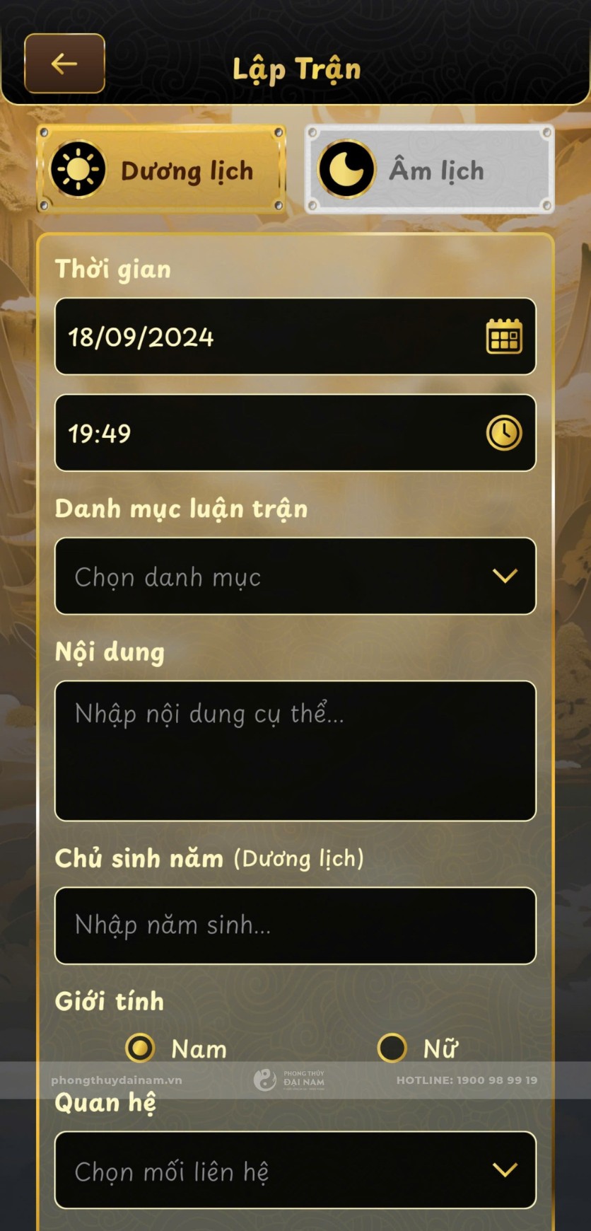 App Phong Thủy hỗ trợ gia chủ ra quyết định